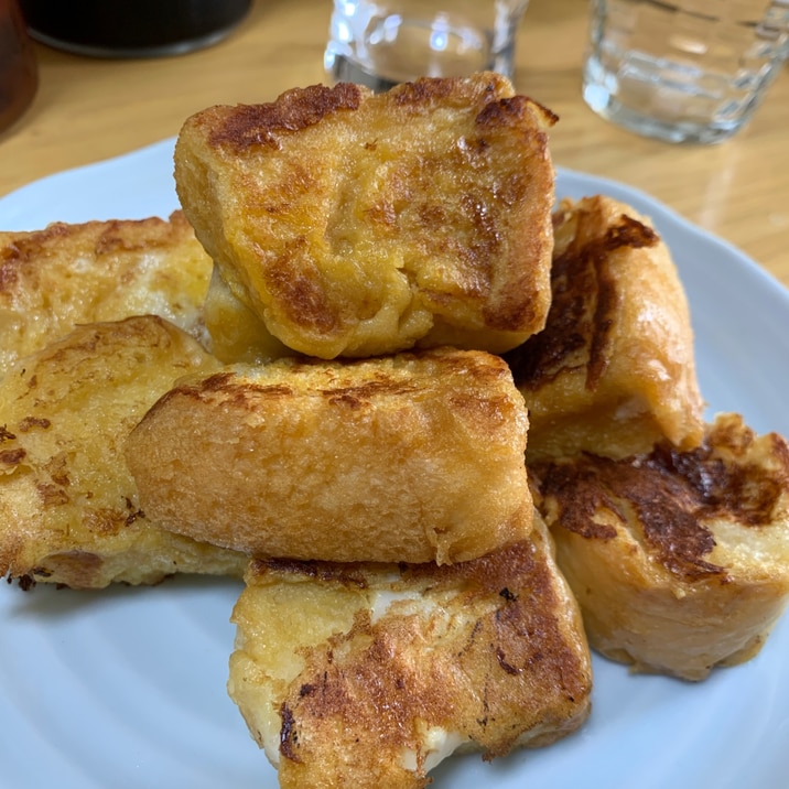 牛乳なしのフレンチトースト レシピ 作り方 By コテコテの大阪人 楽天レシピ